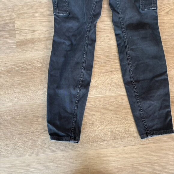 Spanx twill ankle cargo pants gray size medium - Picture 3 of 10